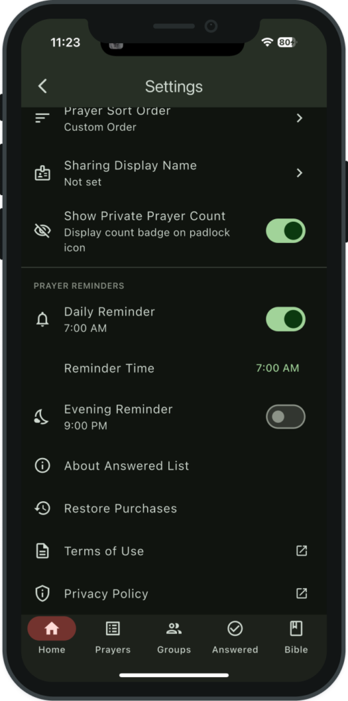 reminder
