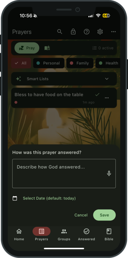 answered prayers