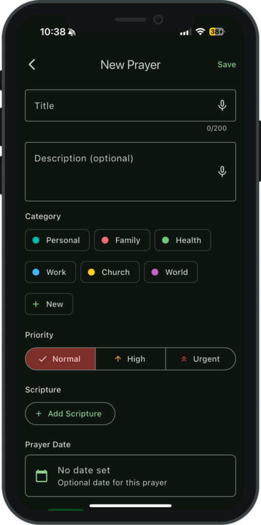 new prayer